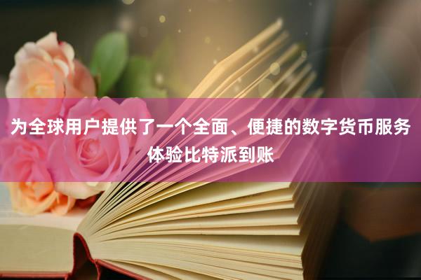 为全球用户提供了一个全面、便捷的数字货币服务体验比特派到账