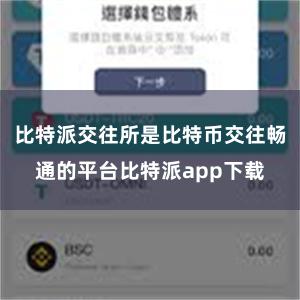 比特派交往所是比特币交往畅通的平台比特派app下载